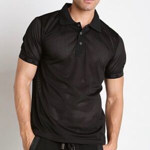 🐷 Nasty Pig Penalty Black Mesh Polo